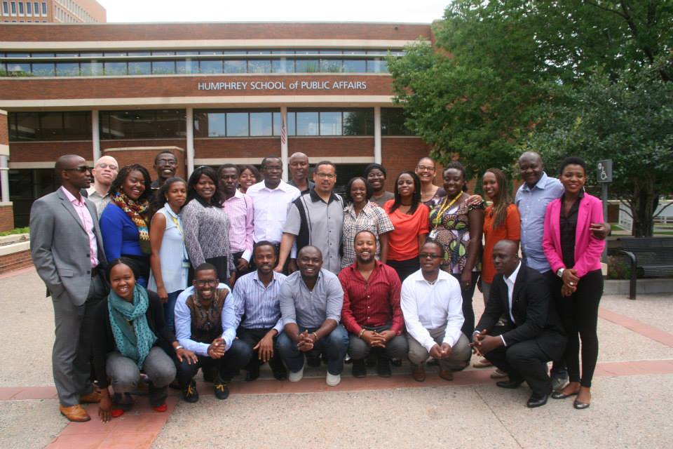 With my classmates at the Humphrey School of Public Affairs and Congressman Keith Ellison