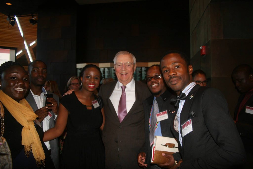 With former U.S VP Walter Mondale