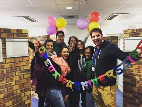 28th birthday - surprise celebration while studying for an exam