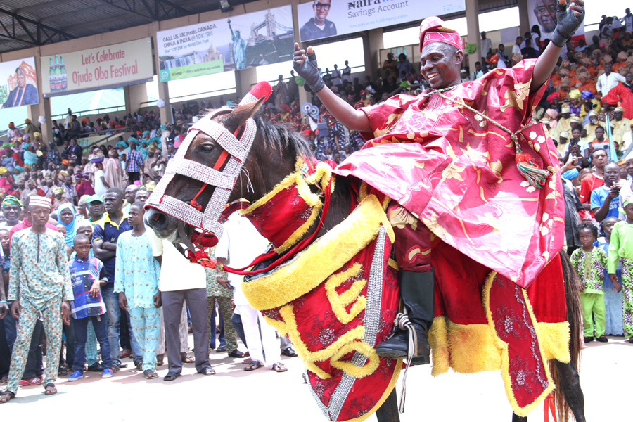 Horse rider display at Ijebu Ojude-Oba Festival (PC:BISCON) 